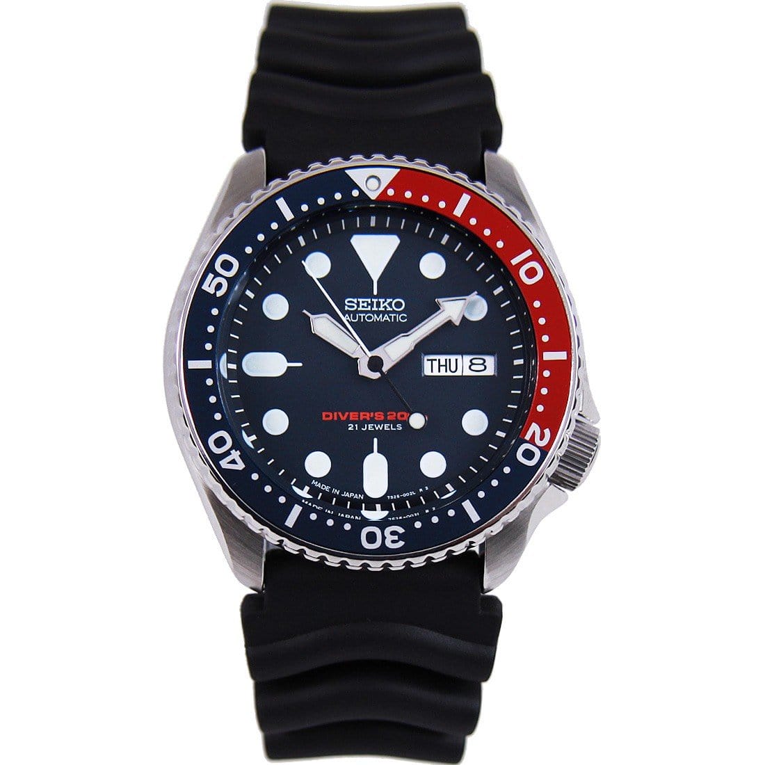 SKX009J SKX009J1 Seiko Automatic Japan Made Male Divers Watch with Extra Strap