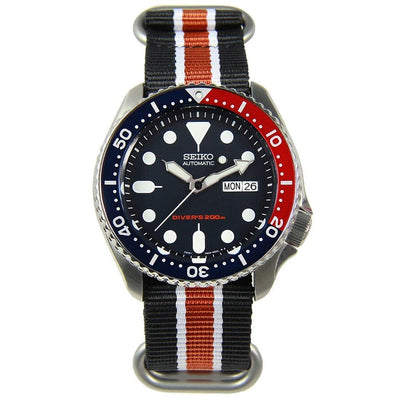 SKX009K1 SKX009K Seiko Automatic Analog Male Divers Watch with Extra Strap