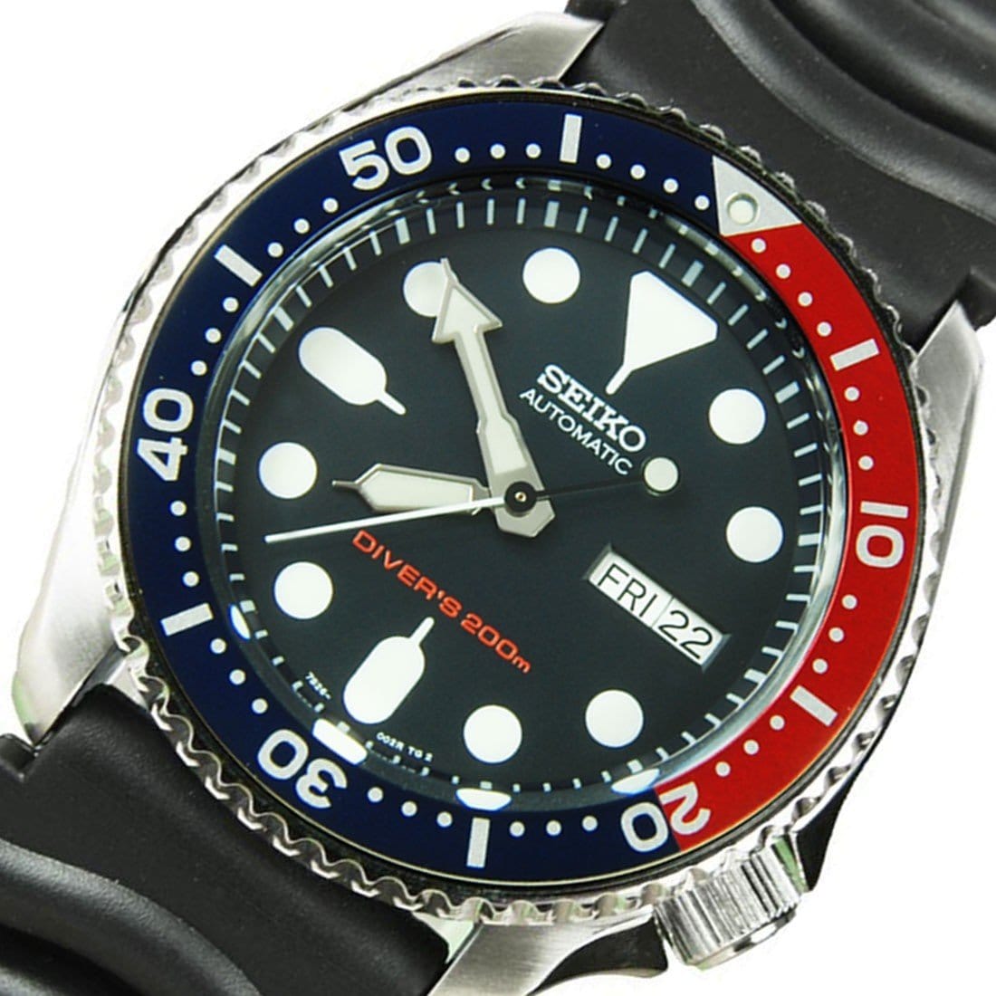 SKX009K1 SKX009 Seiko Automatic Analog Mens Dive Watch with Extra Strap
