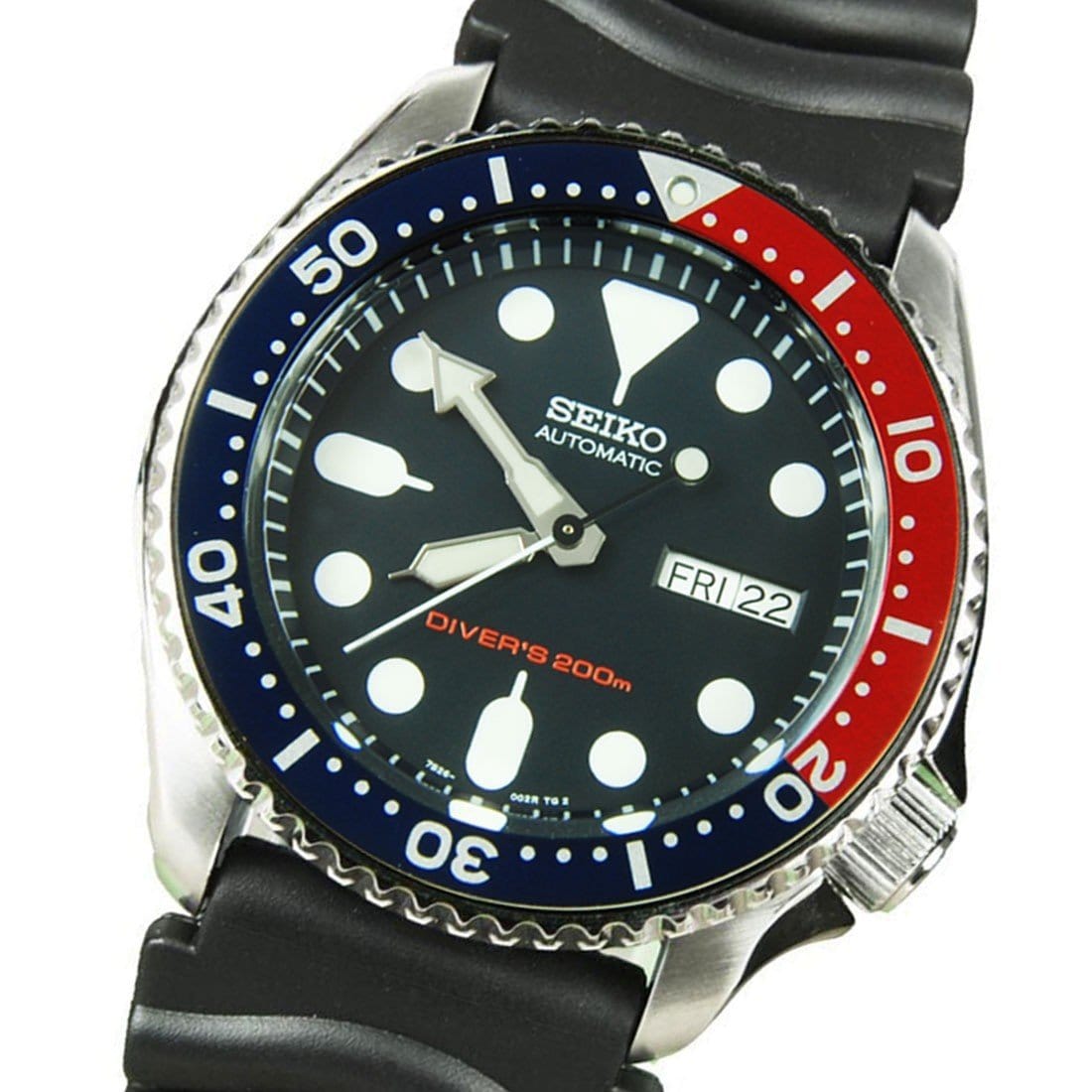 SKX009K1 SKX009K Seiko Automatic Analog Male Divers Watch with Extra Strap