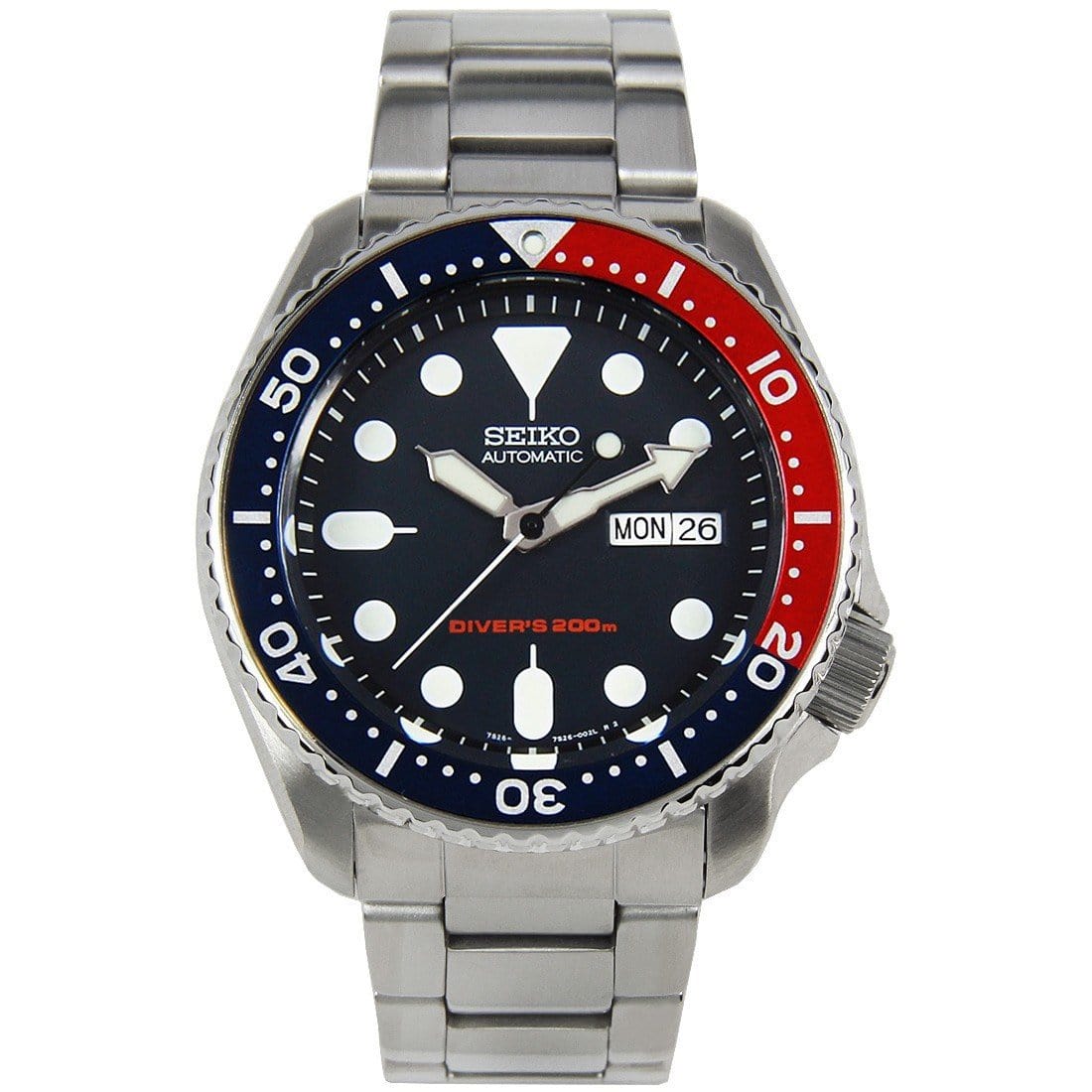 Seiko Automatic Oyster Stainless Steel Diving Watch SKX009 SKX009K2