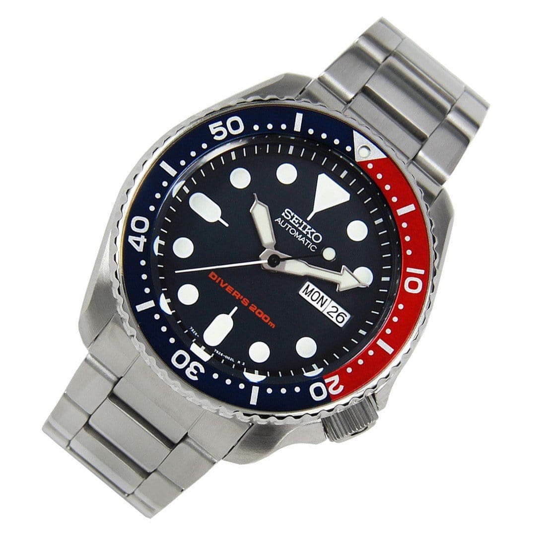 Seiko Automatic Solid Oyster Diving Watch SKX009 SKX009K2