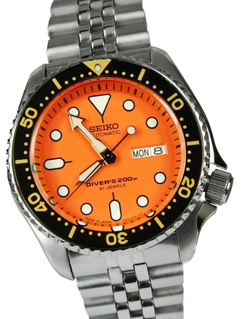 Load image into Gallery viewer, Seiko Automatic Mens WR200m Divers Watch SKX011J JUBS
