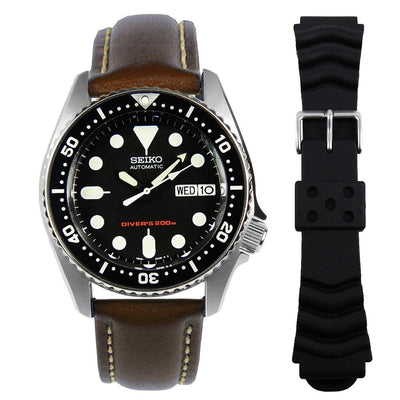 SKX013K1 SKX013K Seiko Analog Automatic Male Divers Watch + EXTRA Strap