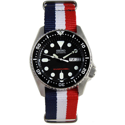 Seiko Automatic Diving Watch SKX013 SKX013K1 with Extra Strap
