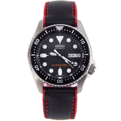 Seiko Automatic Luminous Watch SKX013 SKX013K1 with Leather Strap