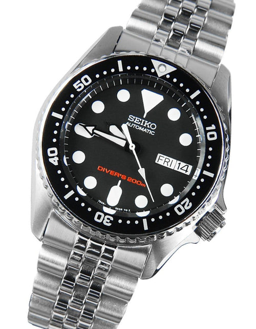 Load image into Gallery viewer, Seiko Automatic Luminous Watch SKX013 SKX013K1 with Leather Strap

