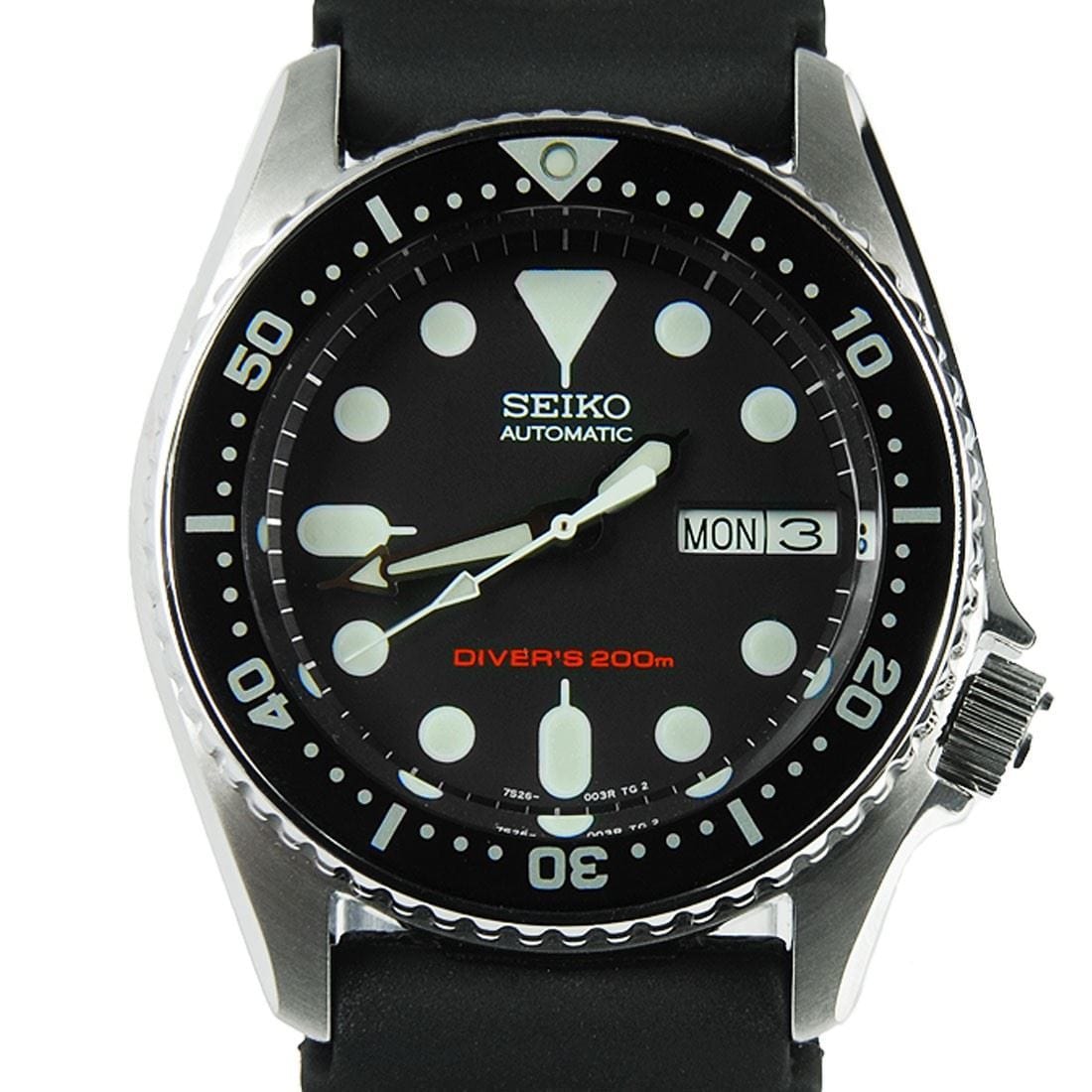 Seiko Automatic Diving Watch SKX013 SKX013K1 with Extra Strap