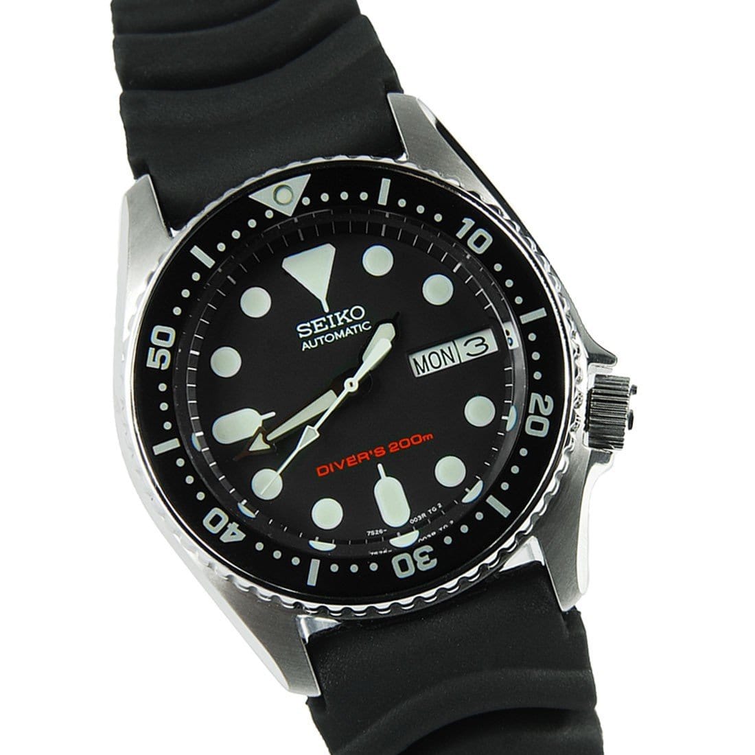 Seiko Automatic Rubber Diving Watch SKX013 SKX013K1