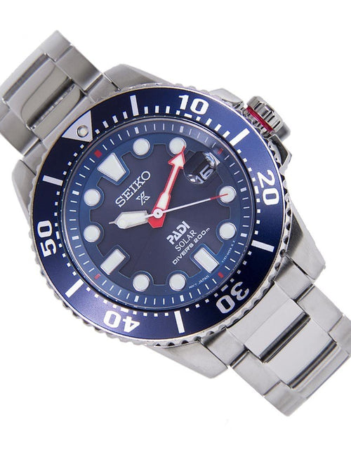 Load image into Gallery viewer, Seiko Prospex Solar Analog Mens Dive Watch SNE435P1 SNE435
