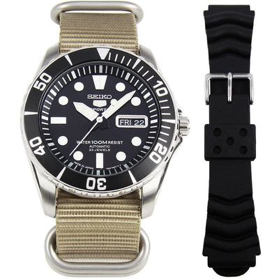 SNZF17J2 SNZF17 Seiko 5 Sports Diving Watch with Nylon Band