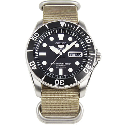 SNZF17J2 SNZF17 Seiko 5 Sports Diving Watch with Nylon Band