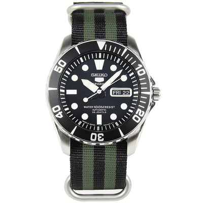 Seiko 5 Sports Divers Watch SNZF17J2 SNZF17 w/ Addt'l Strap