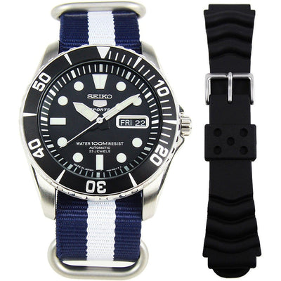 Seiko 5 Sports Diving Watch SNZF17J2 SNZF17 with EXTRA BRACELET