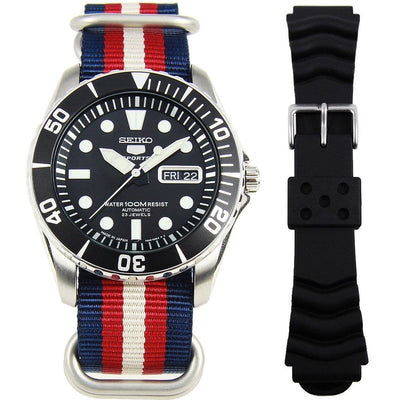 SNZF17J SNZF17J2 Seiko 5 Sports Mechanical Watch with Addt'l Strap