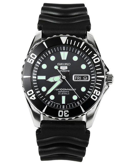 Load image into Gallery viewer, Seiko 5 Sports Divers Watch SNZF17J2 SNZF17 w/ Addt&#39;l Strap

