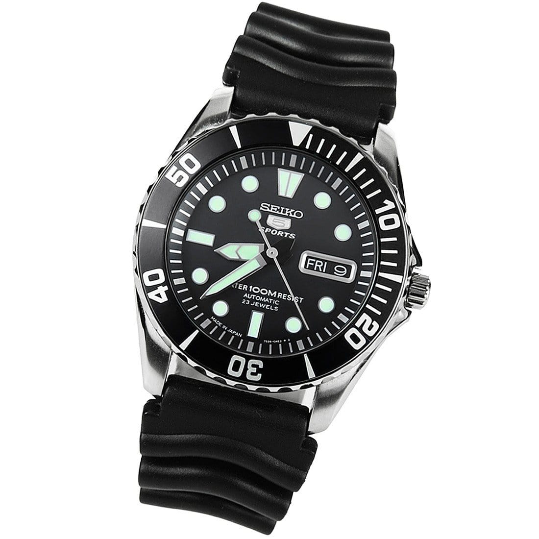 Seiko 5 Sports Automatic Divers Watch SNZF17J SNZF17J2 with Extra Strap