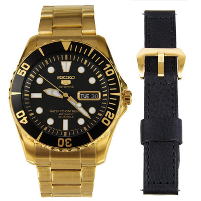 SNZF22J1 SNZF22 Seiko 5 Sports Divers Watch with Extra Strap