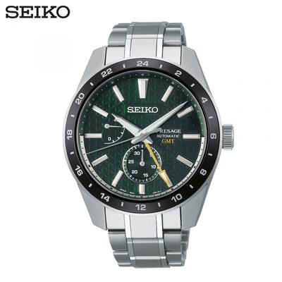 Seiko Presage SPB219J Automatic G.M.T Watch Sharp edge series