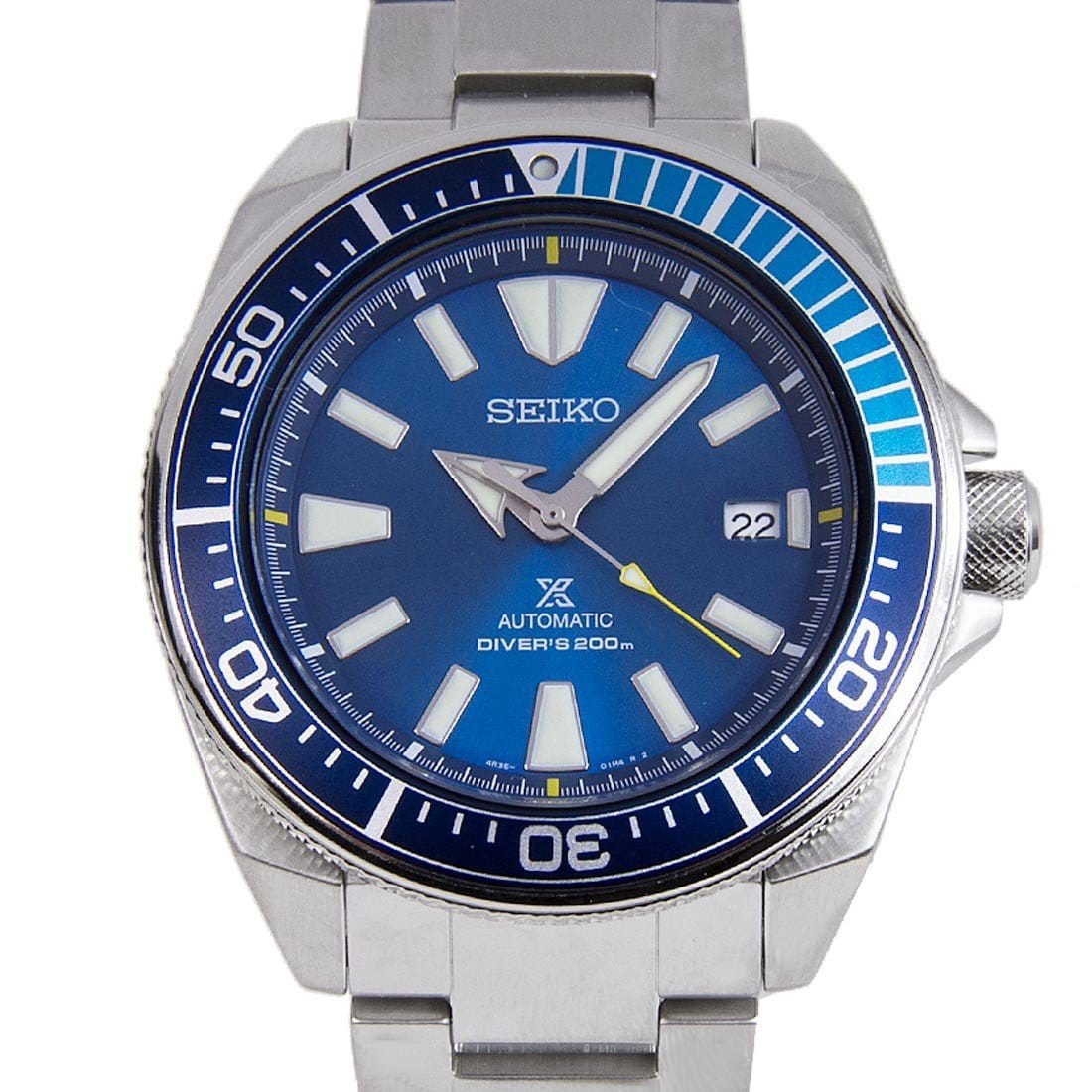 SRPB09K1 SRPB09 Seiko Blue Lagoon Samurai Limited Edition Mens Dive Watch