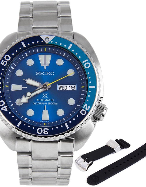 Load image into Gallery viewer, Seiko Prospex Blue Lagoon Dive Watch SRPB11 SRPB11K1 w/ Extra Strap
