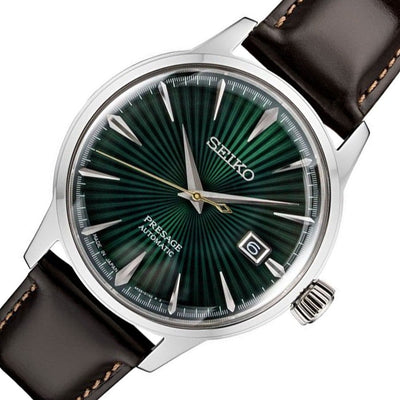 SRPD37J1 SRPD37 Seiko Presage Mockingbird Cocktail Mens Leather Watch