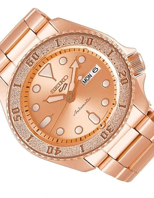 Load image into Gallery viewer, Seiko 5 Sports SRPE72K1 SRPE72K SRPE72 Rose Gold Dial Stainless Steel Watch
