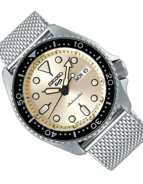 Load image into Gallery viewer, Seiko 5 Sports SRPE75K1 SRPE75K SRPE75 Automatic Mesh Stainless Steel Watch
