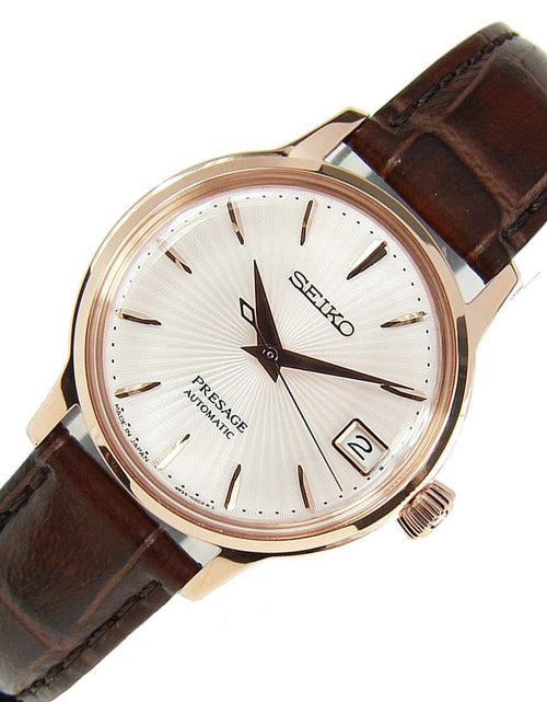 Load image into Gallery viewer, SRRY028J SRRY028 Seiko Presage Automatic Leather Strap Female Casual Watch
