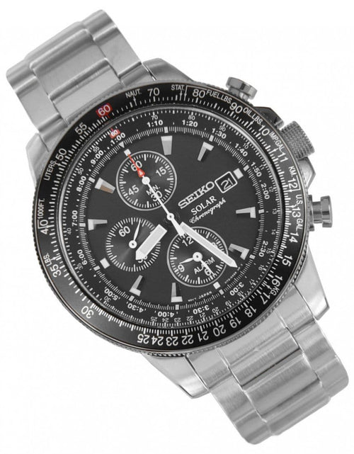 Load image into Gallery viewer, Seiko Solar Chronograph Pilot Watch SSC009P1 SSC009
