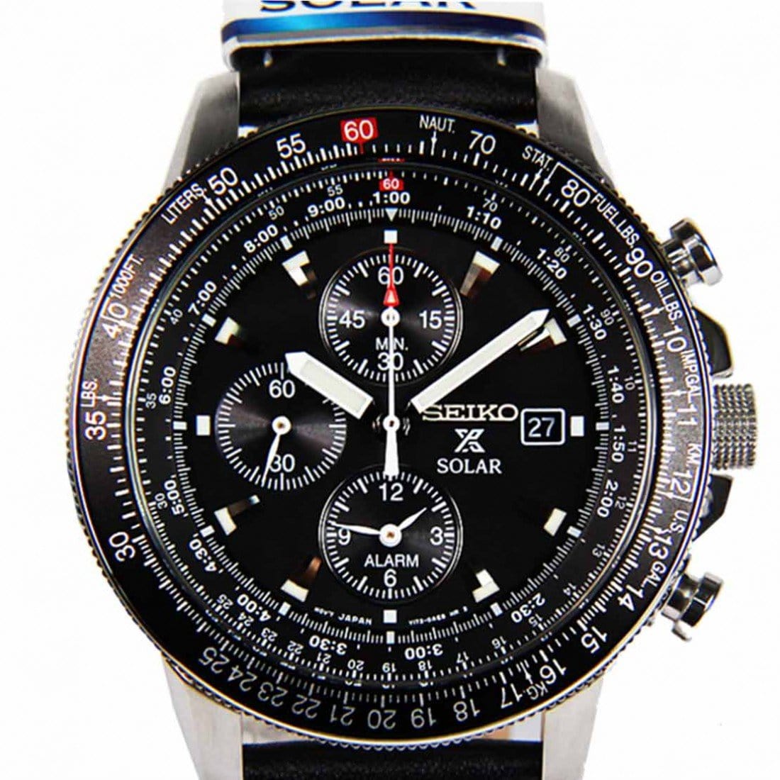 Seiko Solar Prospex Black Watch SSC009 SSC009P3