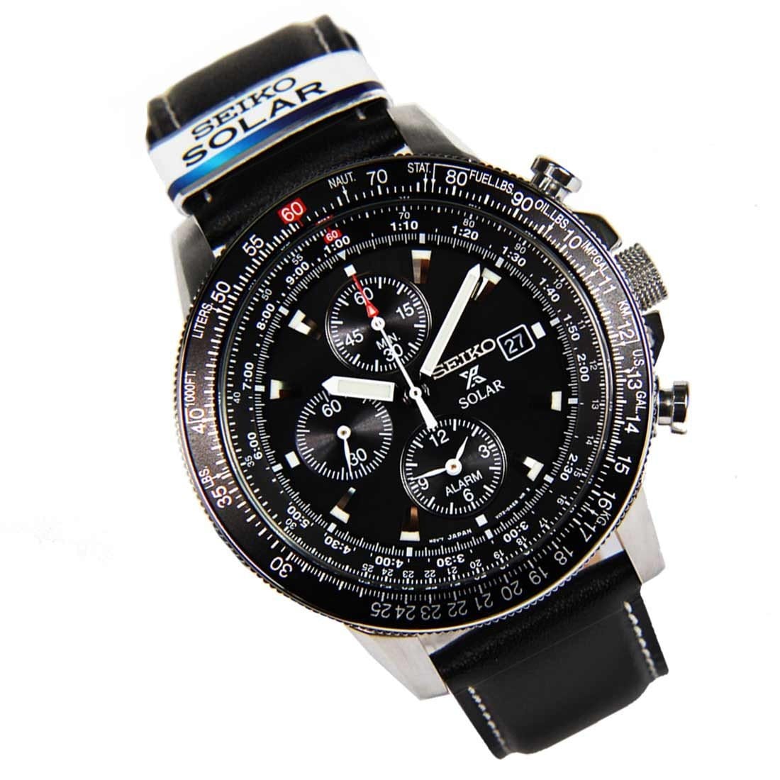 Seiko Solar Prospex Black Watch SSC009 SSC009P3