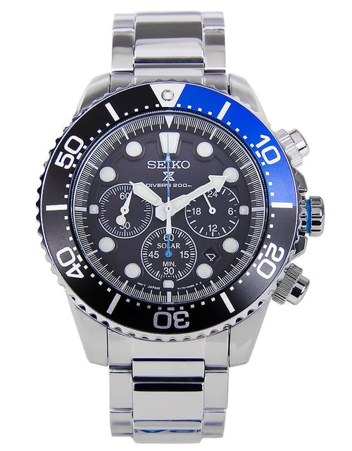 Load image into Gallery viewer, Seiko Solar Chronograph Watch SSC017P1 SSC017 with Extra Band
