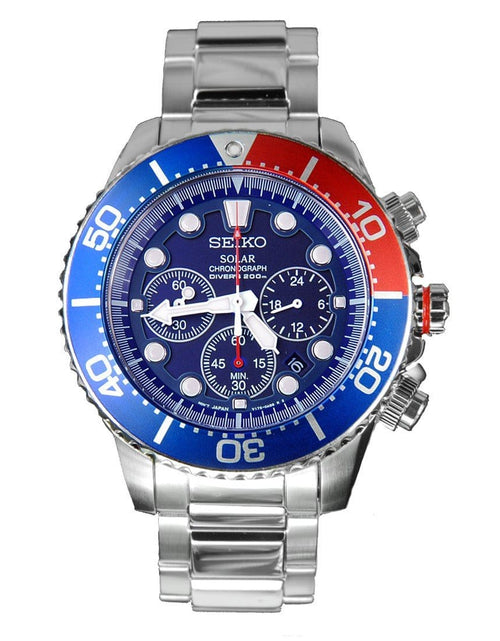 Load image into Gallery viewer, Seiko Solar Chronograph Watch SSC019P1 SSC019

