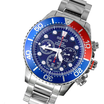 Seiko Solar Chronograph Watch SSC019P1 SSC019