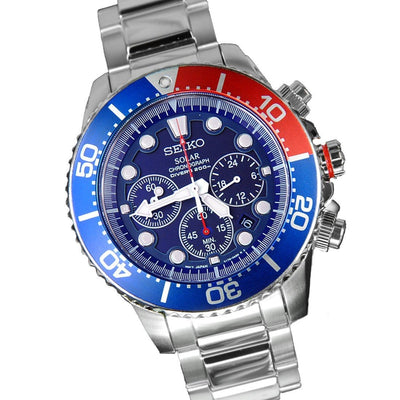 Seiko Solar Chronograph Watch SSC019P1 SSC019