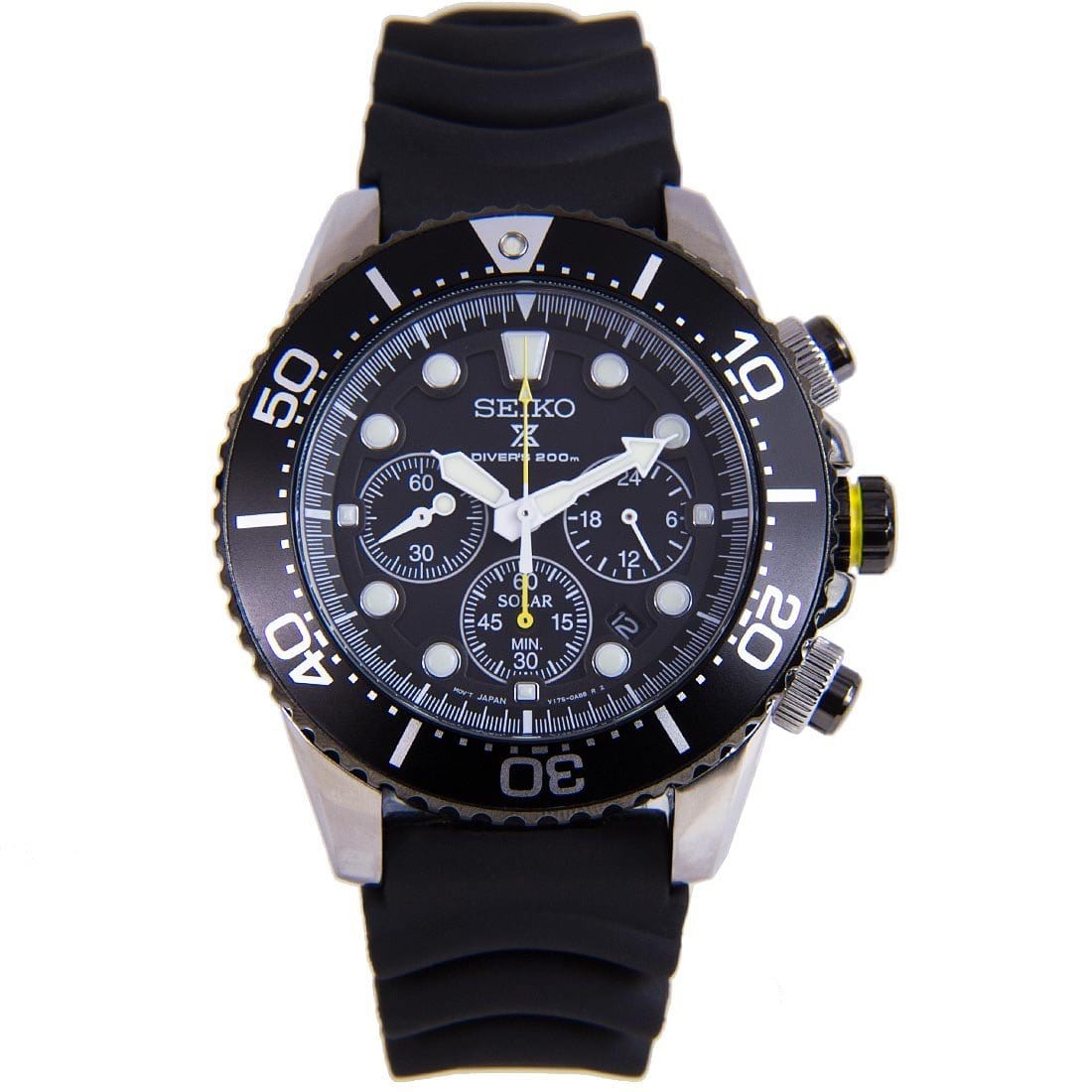 SSC021P1 SSC021 Seiko Prospex Solar Chronograph Male Divers Watch