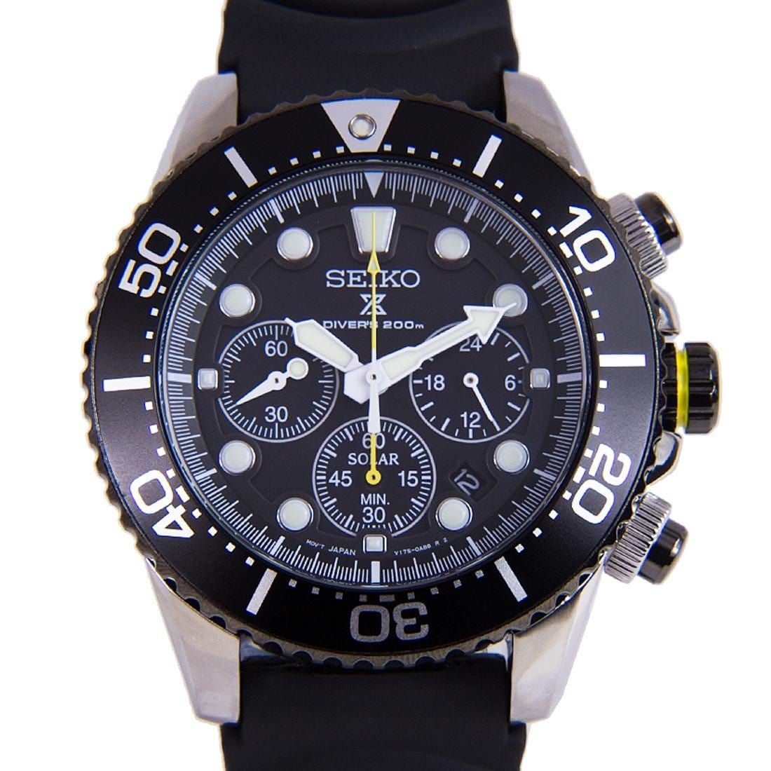 SSC021P1 SSC021 Seiko Prospex Solar Chronograph Male Divers Watch