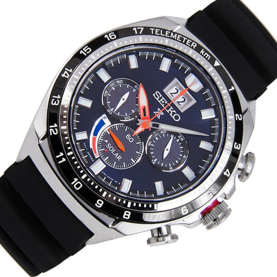 Seiko Prospex Solar Chronograph WR100M Male Sports Watch SSC605P1 SSC605