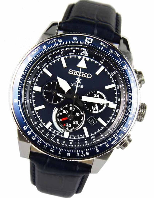 Load image into Gallery viewer, Seiko Solar Prospex Blue Watch SSC609 SSC609P1
