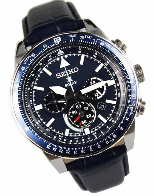 Load image into Gallery viewer, Seiko Solar Prospex Blue Watch SSC609 SSC609P1
