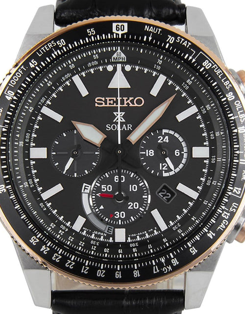 Load image into Gallery viewer, SSC611P1 SSC611 Seiko Prospex Sky Solar 100M Chronograph Mens Pilot Watch
