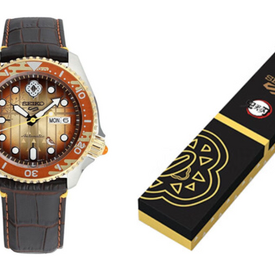 SEIKO X Demon Slayer  SRPJ24 SRPJ24K SRPJ24K1 ( Kimetsu no Yaiba ) Zenitsu Agasuma Automatic Sport 5 Limited Edition
