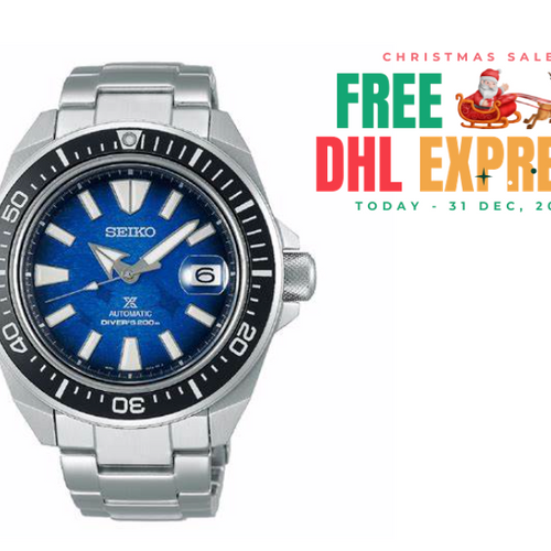 Seiko Prospex King Samurai MANTA RAY Save the Ocean Watch SRPE33 SRPE33J1 SRPE33J  MADE IN JAPAN