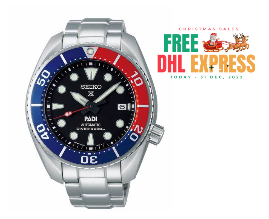Seiko Prospex SPB181J1 SPB181J SPB181 Padi Sumo Automatic 24 Jewels Black Dial Watch
