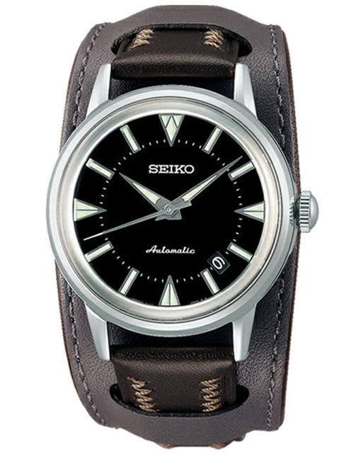 Load image into Gallery viewer, Seiko SBEN001 Prospex 1959 First Alpinist Automatic Black Dial JDM Leather Watch
