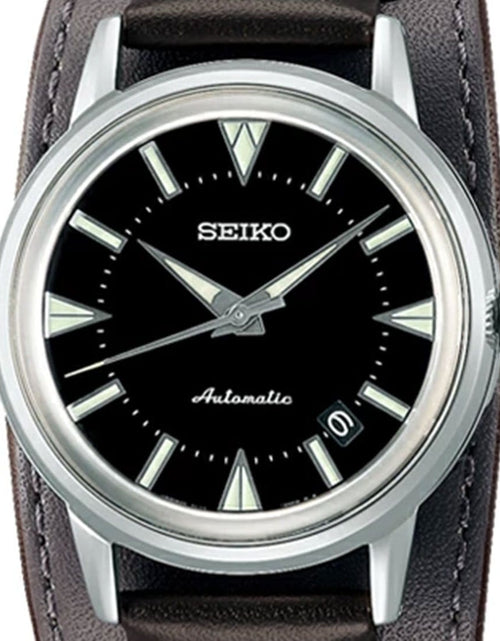 Load image into Gallery viewer, Seiko SBEN001 Prospex 1959 First Alpinist Automatic Black Dial JDM Leather Watch
