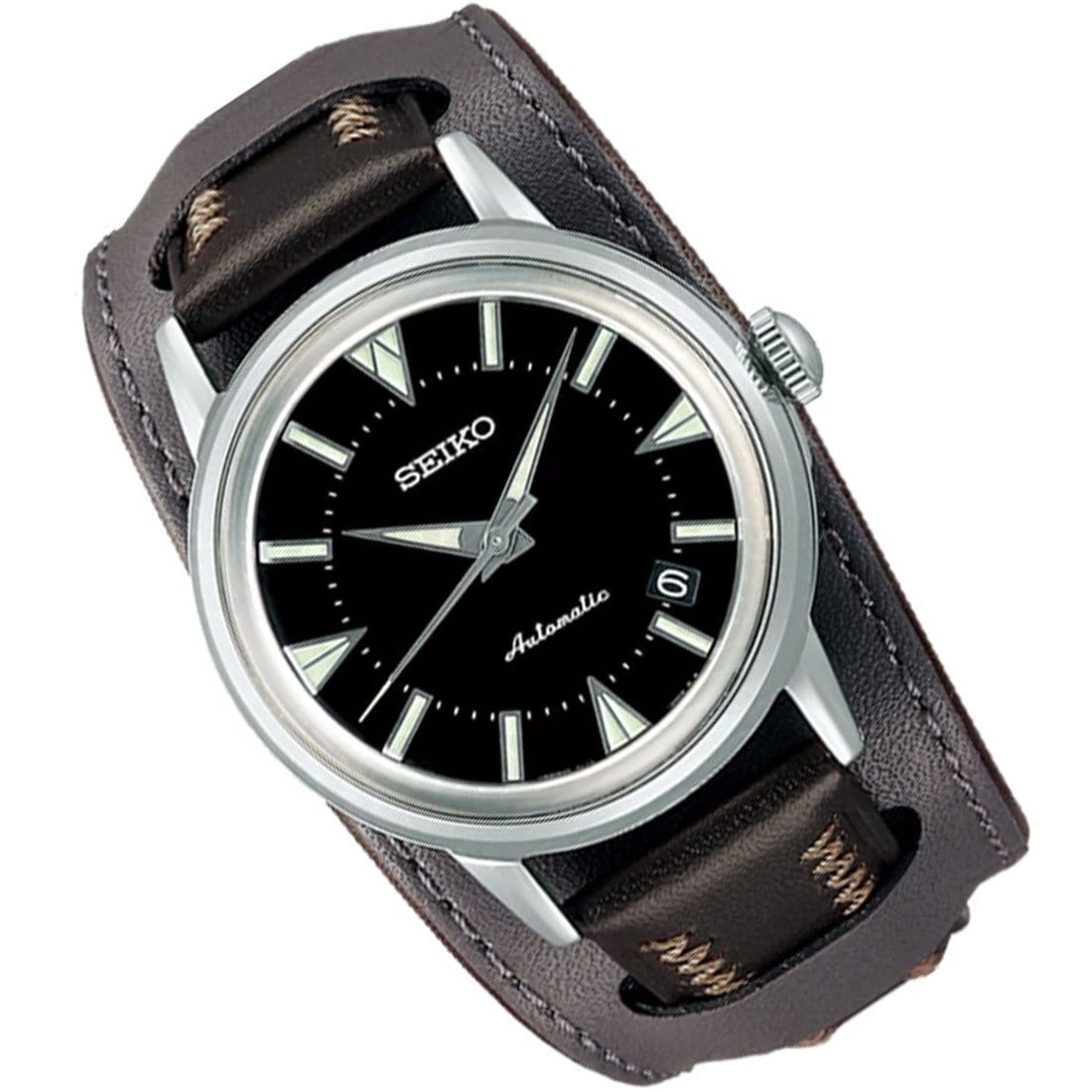 Seiko SBEN001 Prospex 1959 First Alpinist Automatic Black Dial JDM Leather Watch