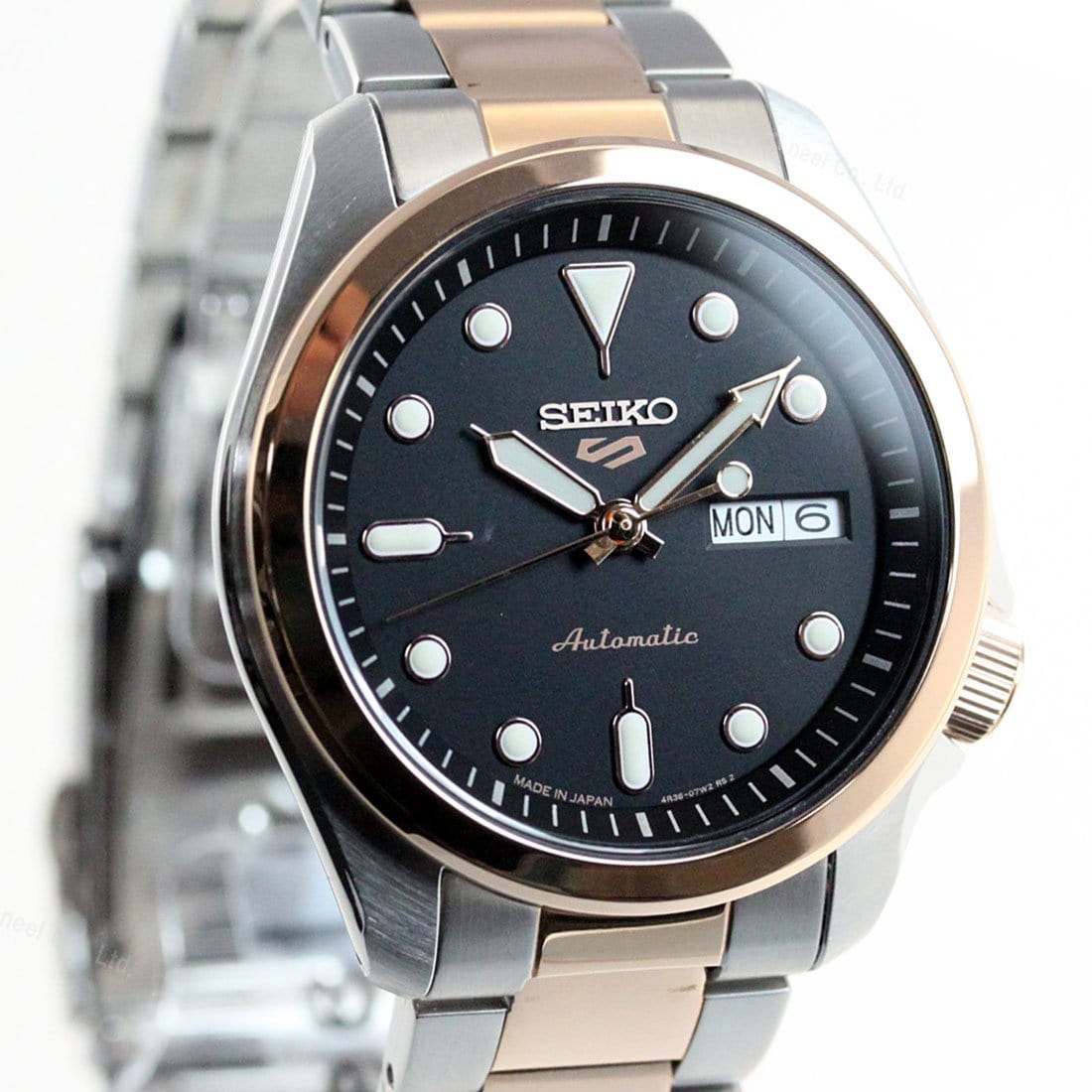 Seiko 5 Sports Automatic Two Tone Stainless Steel JDM Watch SBSA048