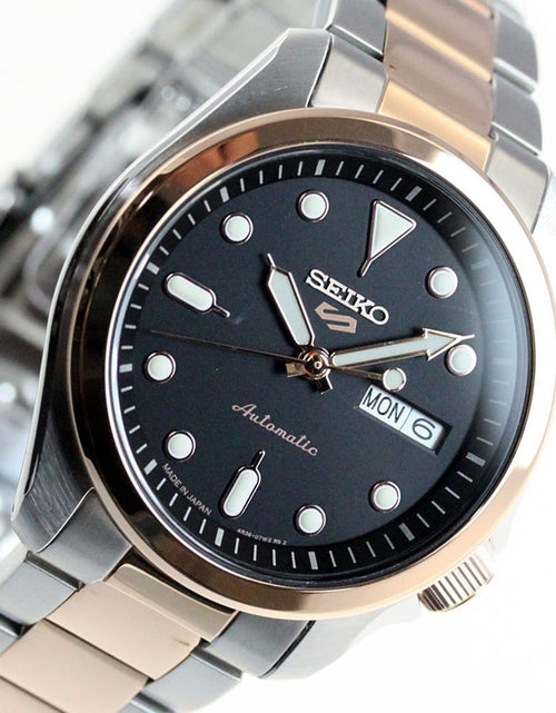 Load image into Gallery viewer, Seiko 5 Sports Automatic Two Tone Stainless Steel JDM Watch SBSA048

